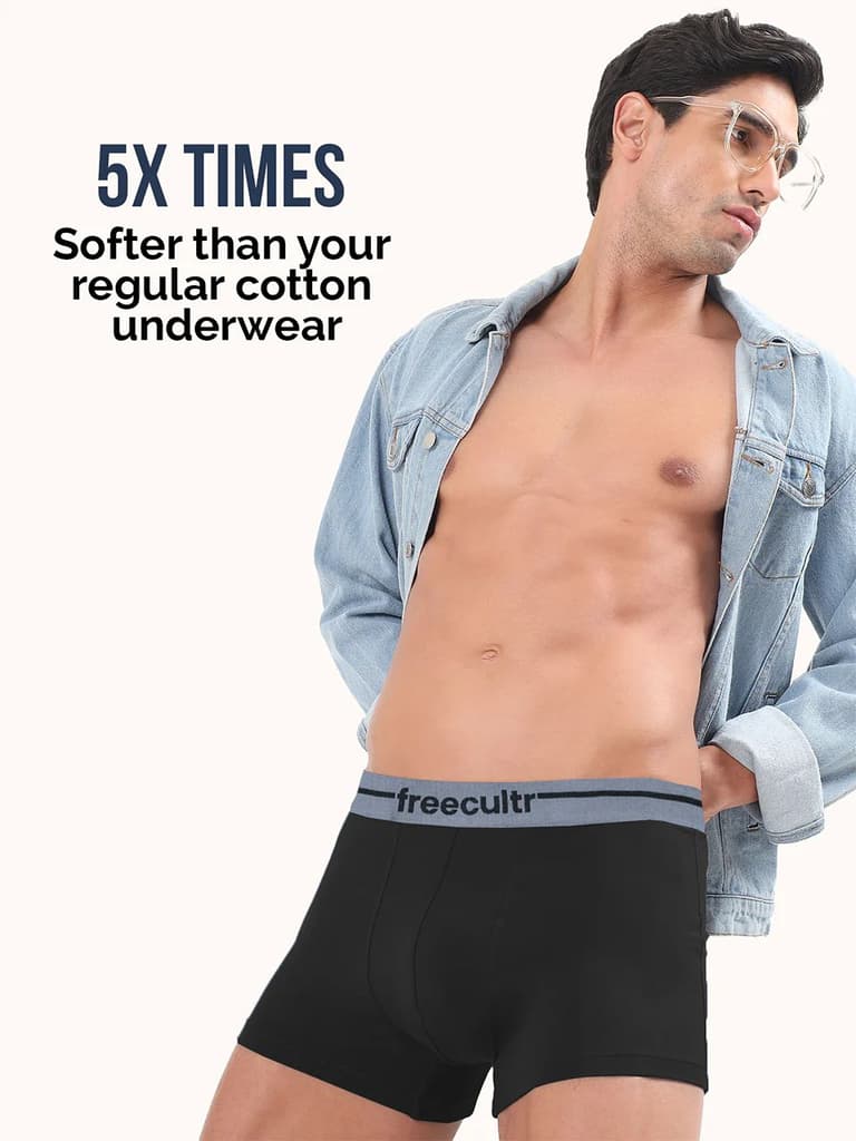 Men’s Adaptive Cotton Stretch Trunks Pack of 2 — photo 4