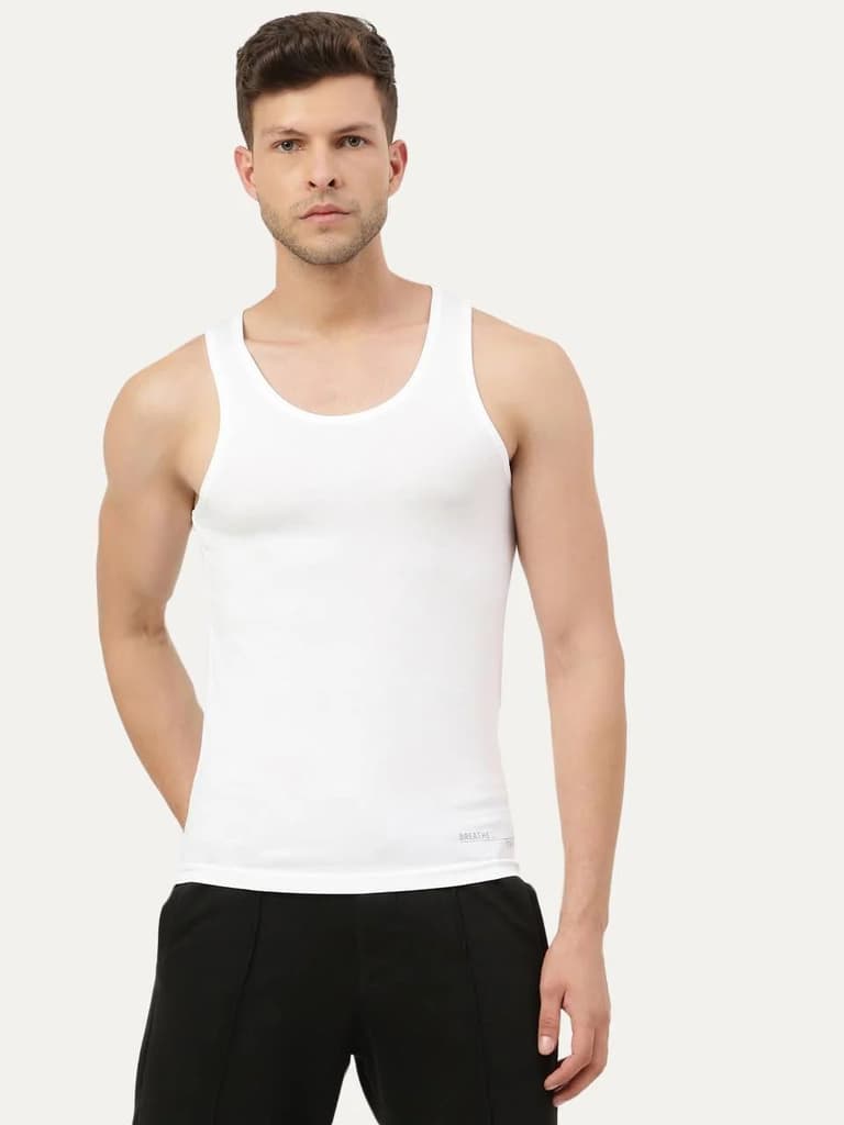 Twin Skin Organic Bamboo Vest - Comfort Fit (Pack Of 1) — photo 8