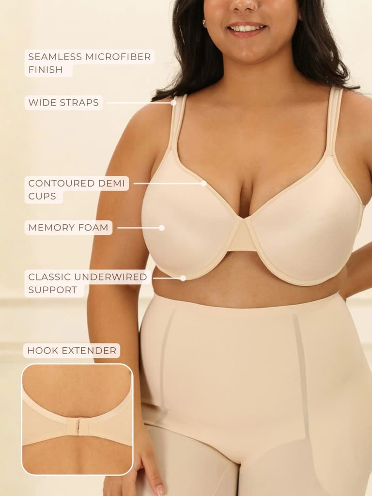 All Day Comfort Demi / Medium Coverage Bra — photo 10