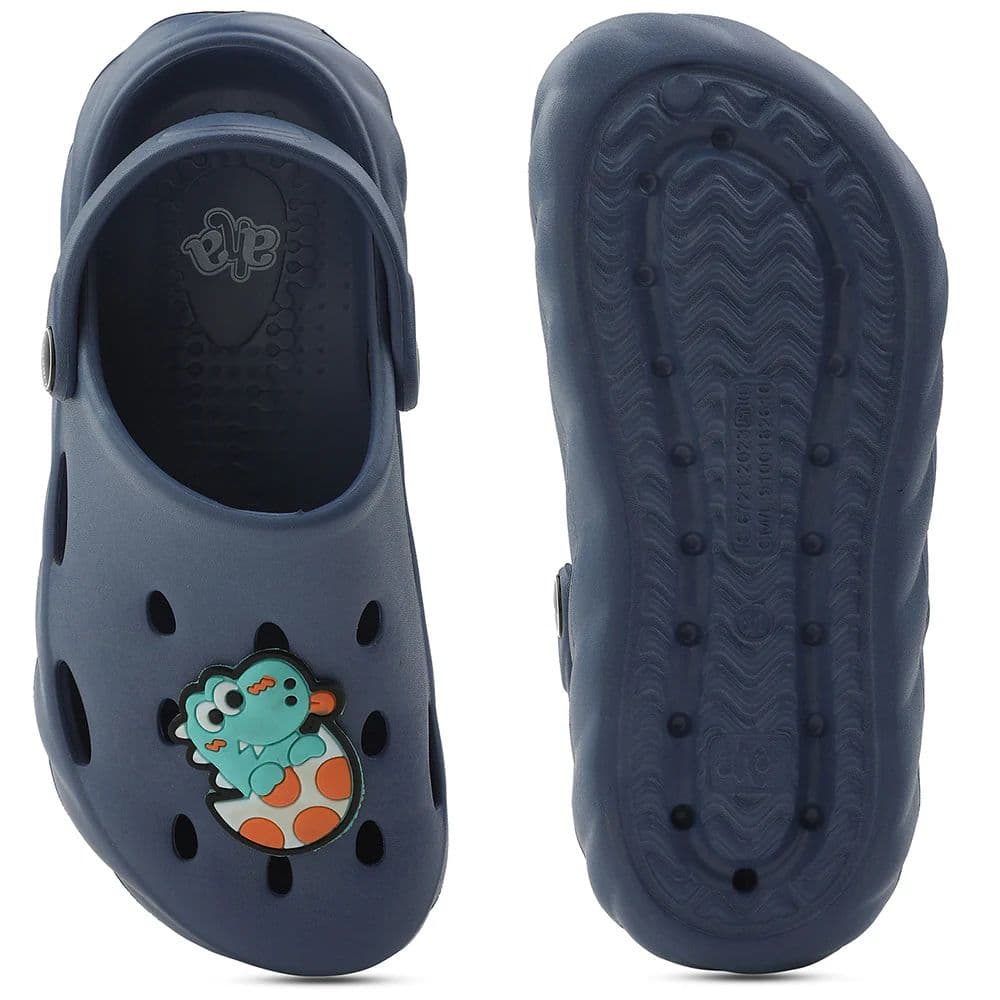 A-HA Blue Casual Clogs For Kids BEACHWALKK By Liberty — photo 7