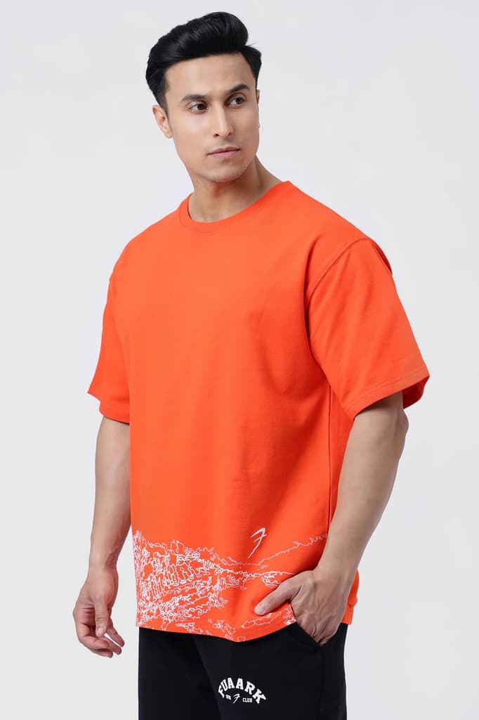 Monster Truck Oversized T-shirt Orange — photo 4