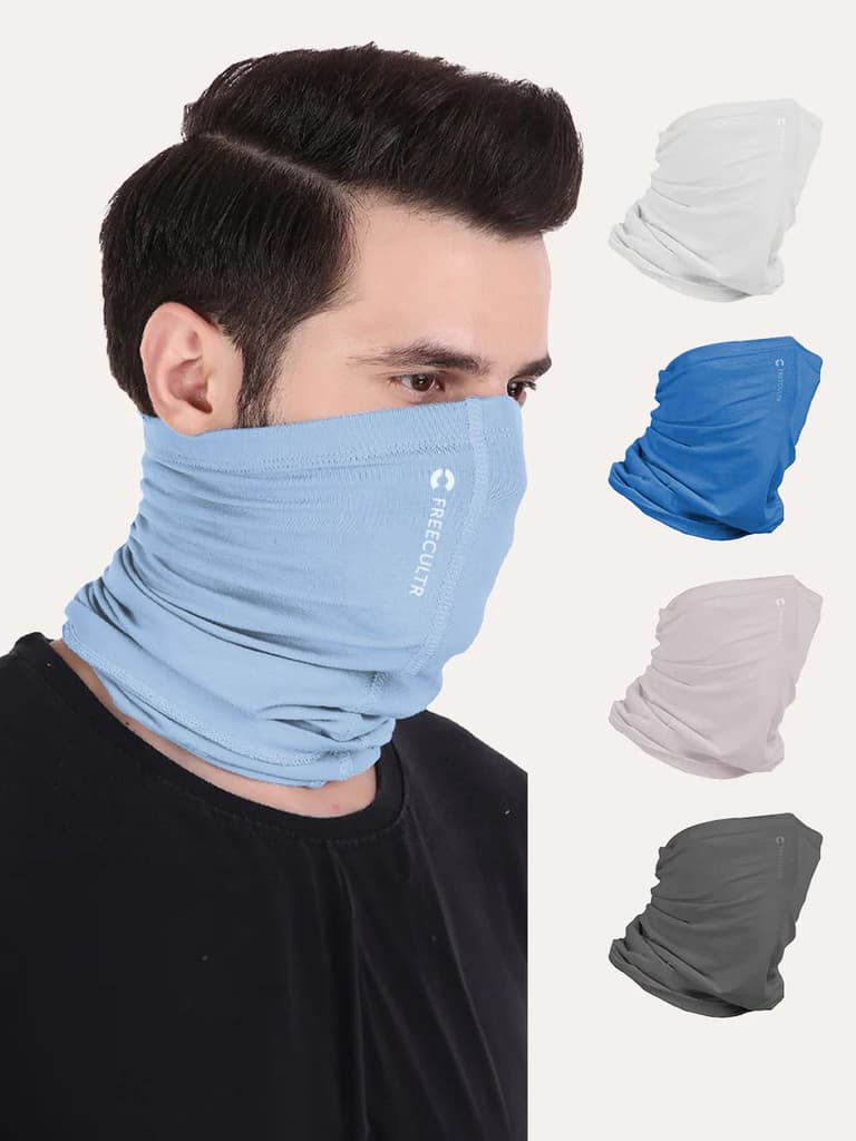 Unisex Organic Bandana Masks - Plain (Pack of 5) — photo 13