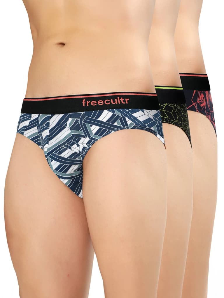 Men's Cotton Printed Briefs (Pack of 3) — photo 2