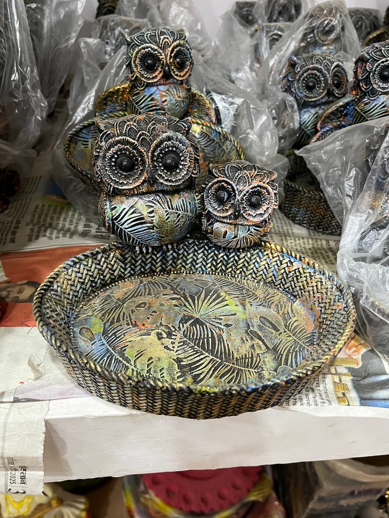 Owl Mug | Coffee Mug | Ceramic | Blue and Brown
