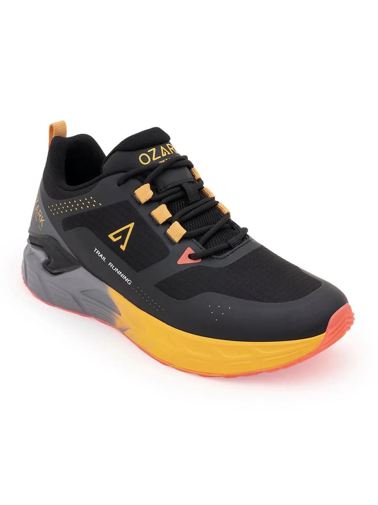 Yellow and Grey Trail Running Shoes for Men | Low-Cut Outdoor — 6 / Yellow Grey
