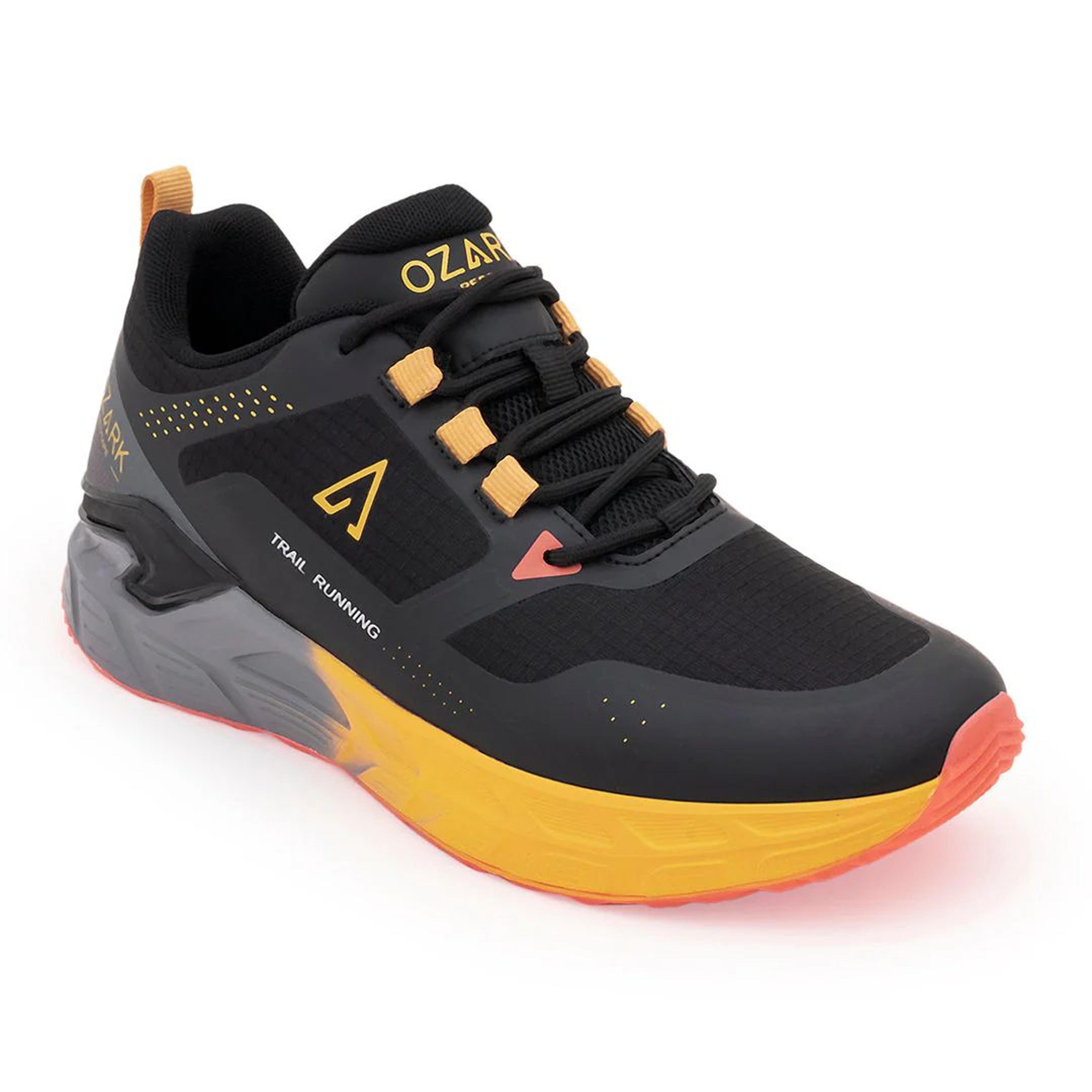 Yellow and Grey Trail Running Shoes for Men | Low-Cut Outdoor