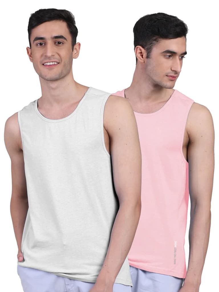Twin Skin Organic Bamboo Vest - Active Fit (Pack of 2) — photo 15