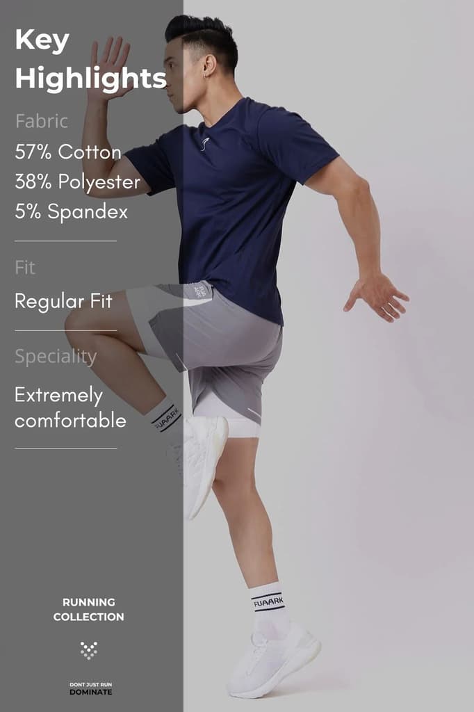 Pulse Running T-shirt Navy — photo 7