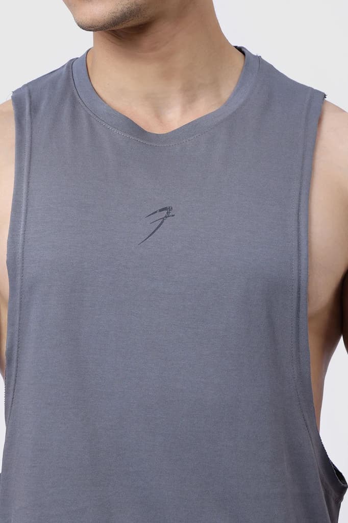 Drift Deep Arm Tank Grey — photo 3