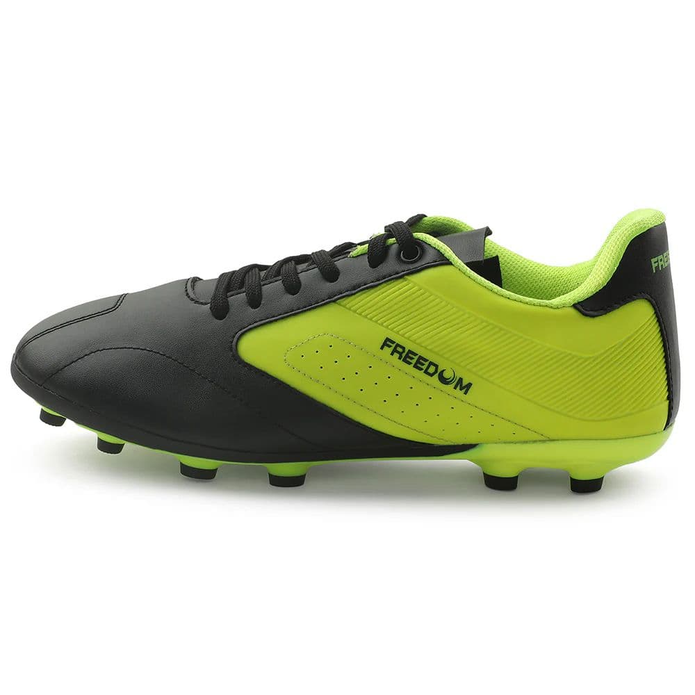 Freedom Black Sports Lacing Football Shoes For Men HUFF By Liberty — photo 3
