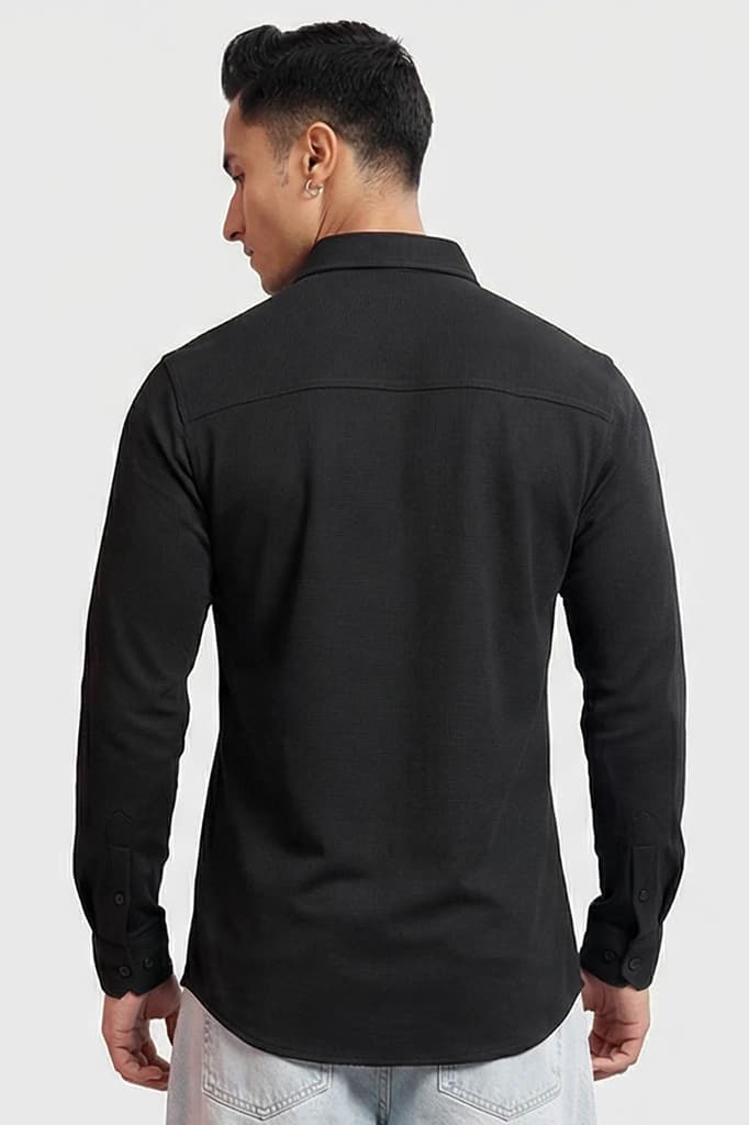 Foundation Fullsleeves Shirt Black — photo 6