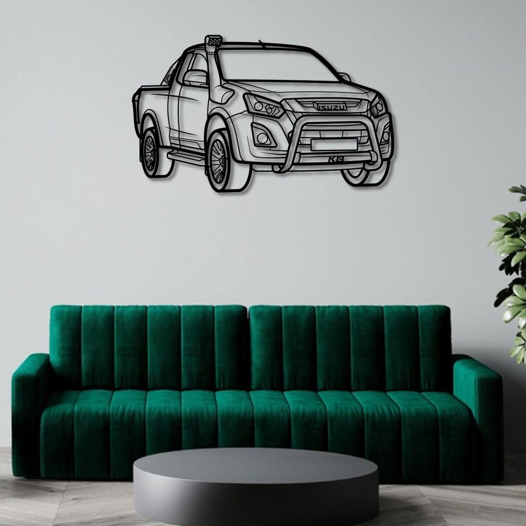 ISUZU KB PERSPECTIVE METAL WALL ART