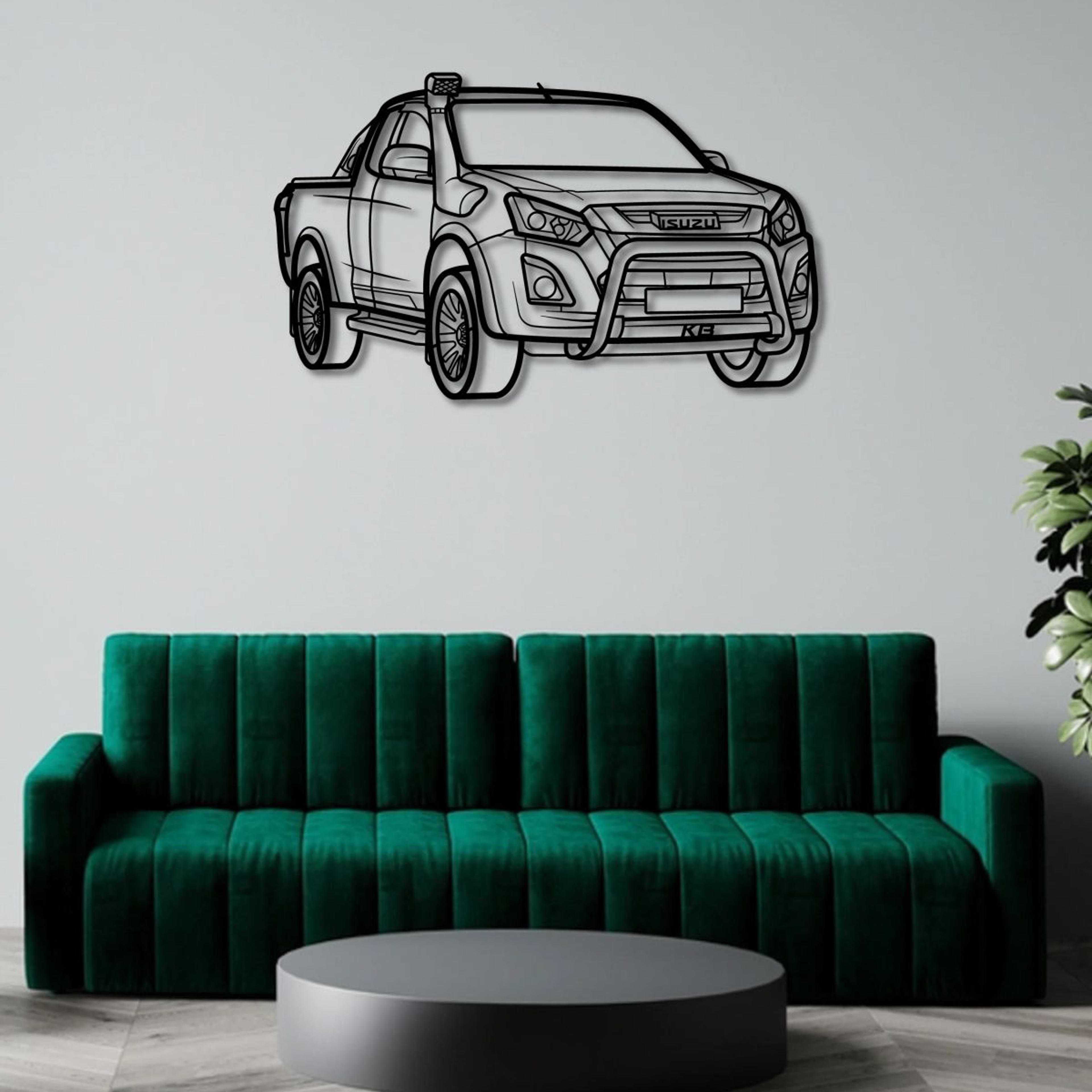 ISUZU KB PERSPECTIVE METAL WALL ART