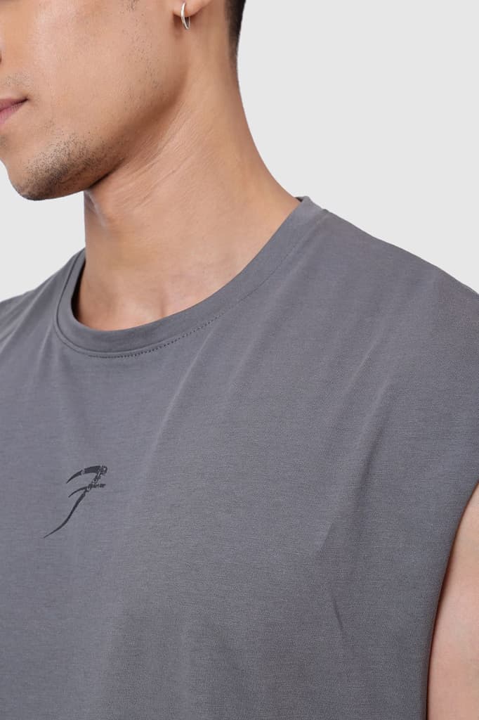 Brisk Capsleeves T-Shirt Grey — photo 3