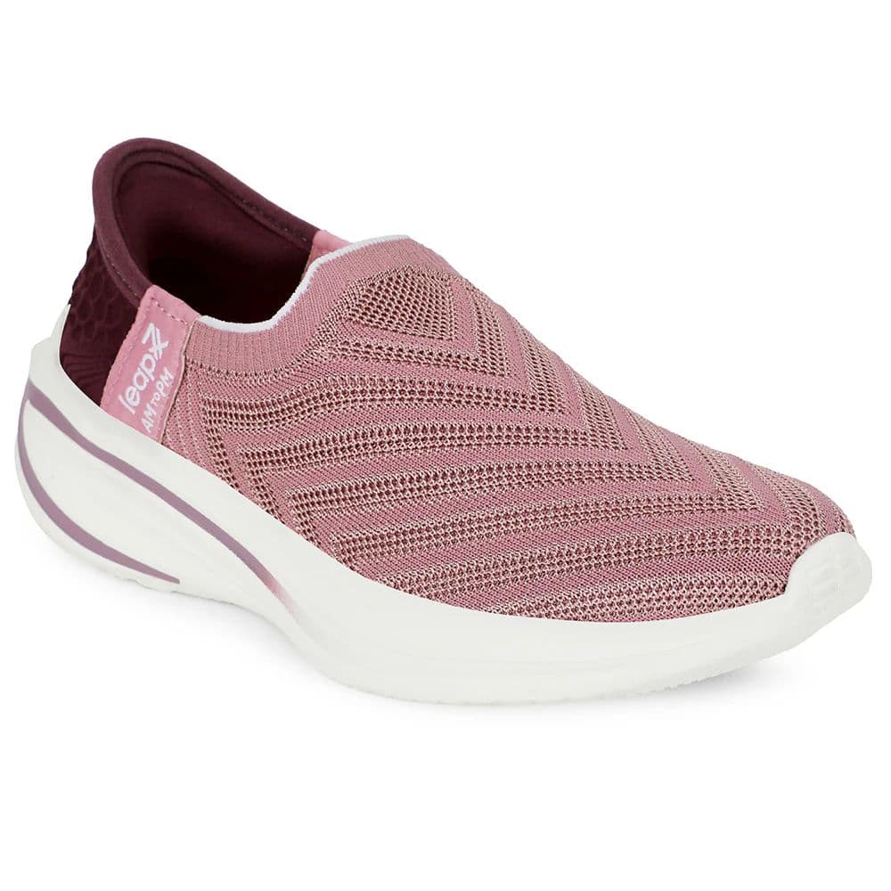Leap7x Sports Peach Walking Shoes For Women EAZY-W6 By Liberty — 3/36 / Peach