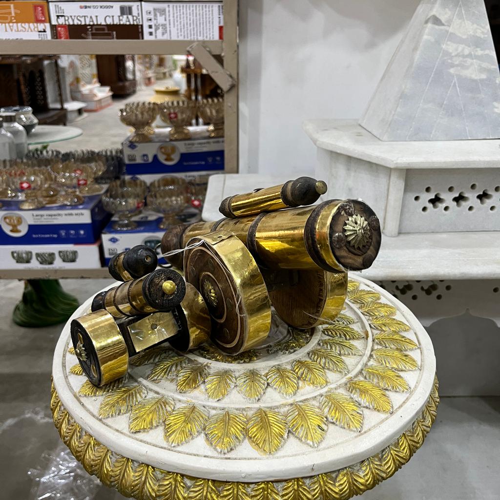 Vintage Camera Lamp | Lamp | Wood | Gold