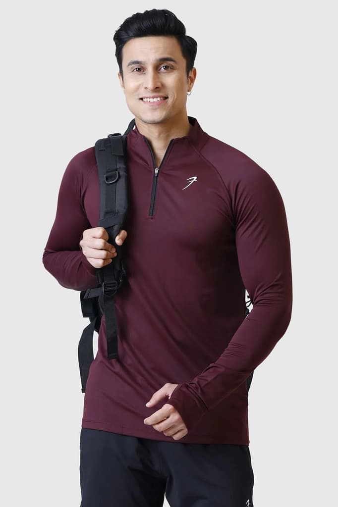 Rush Pullover Wine — S
