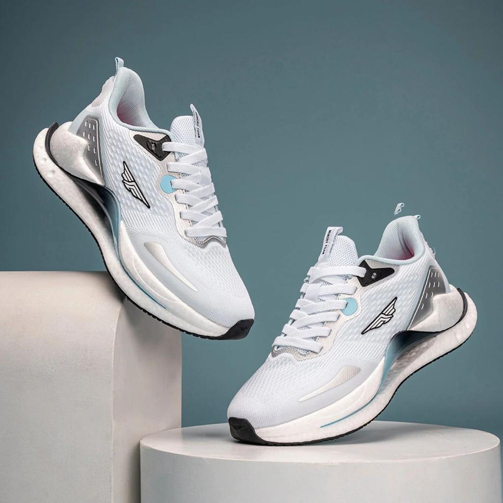 Sports Shoes for Women in White and Blue | Athleisure Shoes — photo 6