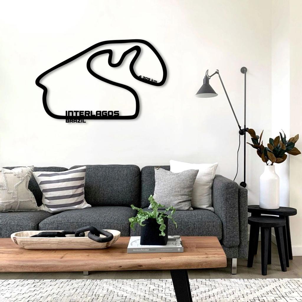 INTERLAGOS AUTODROMO JOSE CARLOS PACE METAL WALL ART — photo 3
