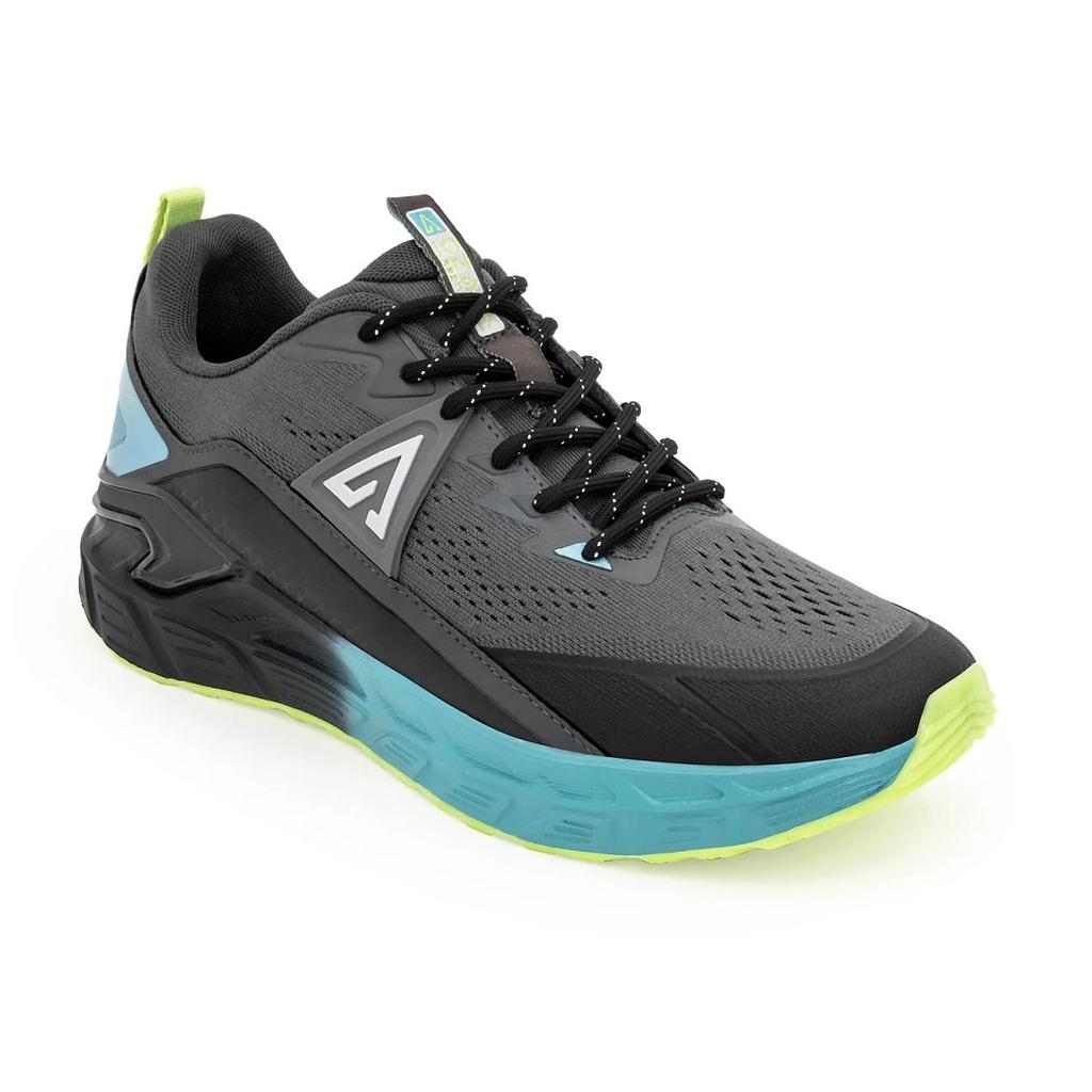 Ozark Black Blue Trail Running Shoes for Men | Low-Cut Outdoor — 6 / Black/Blue