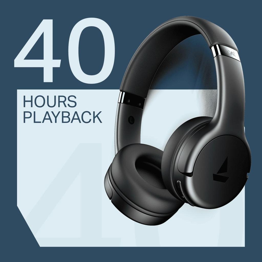 boAt Rockerz 411 | Wireless Headphones with 40mm Drivers, BEAST™ Mode, ENx™ Tech & 40H Playback — photo 6