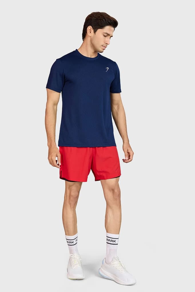 Motion Running T-shirt Navy — S