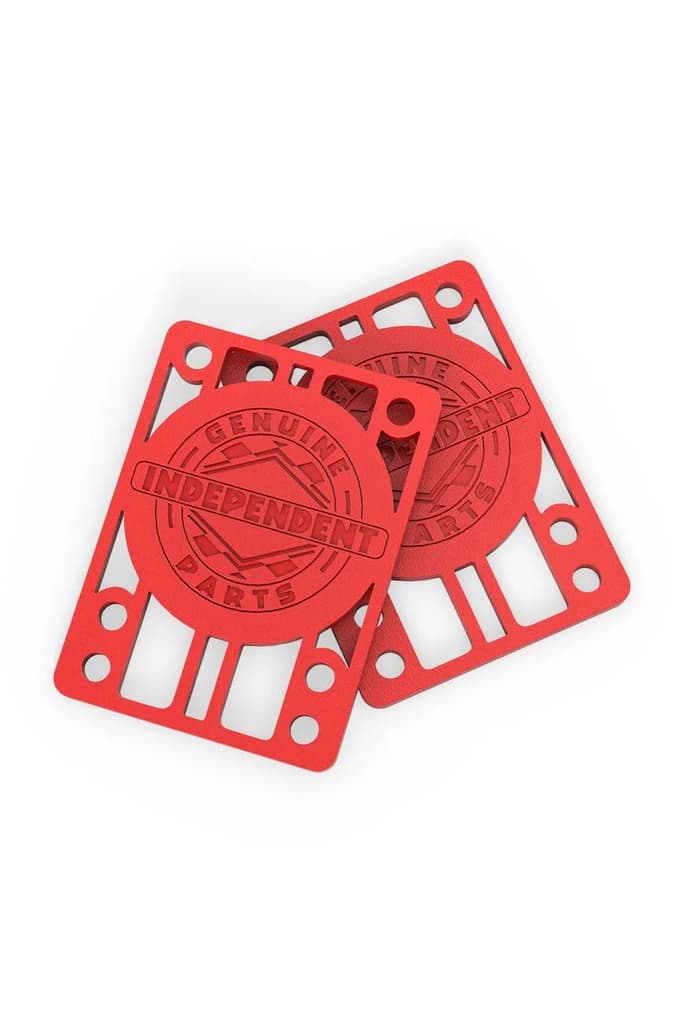 Genuine Parts Risers 1/8 in Red Independent - pack of 2 — Default Title