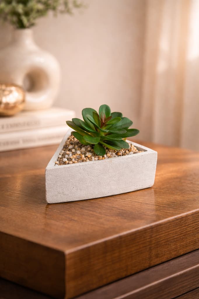 Serene Triangle Succulent