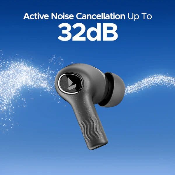 boAt Nirvana Iris | Wireless Earbuds with 32dB ANC, 120 Hours Playback, Multipoint Connectivity, BEAST™ Mode — photo 5