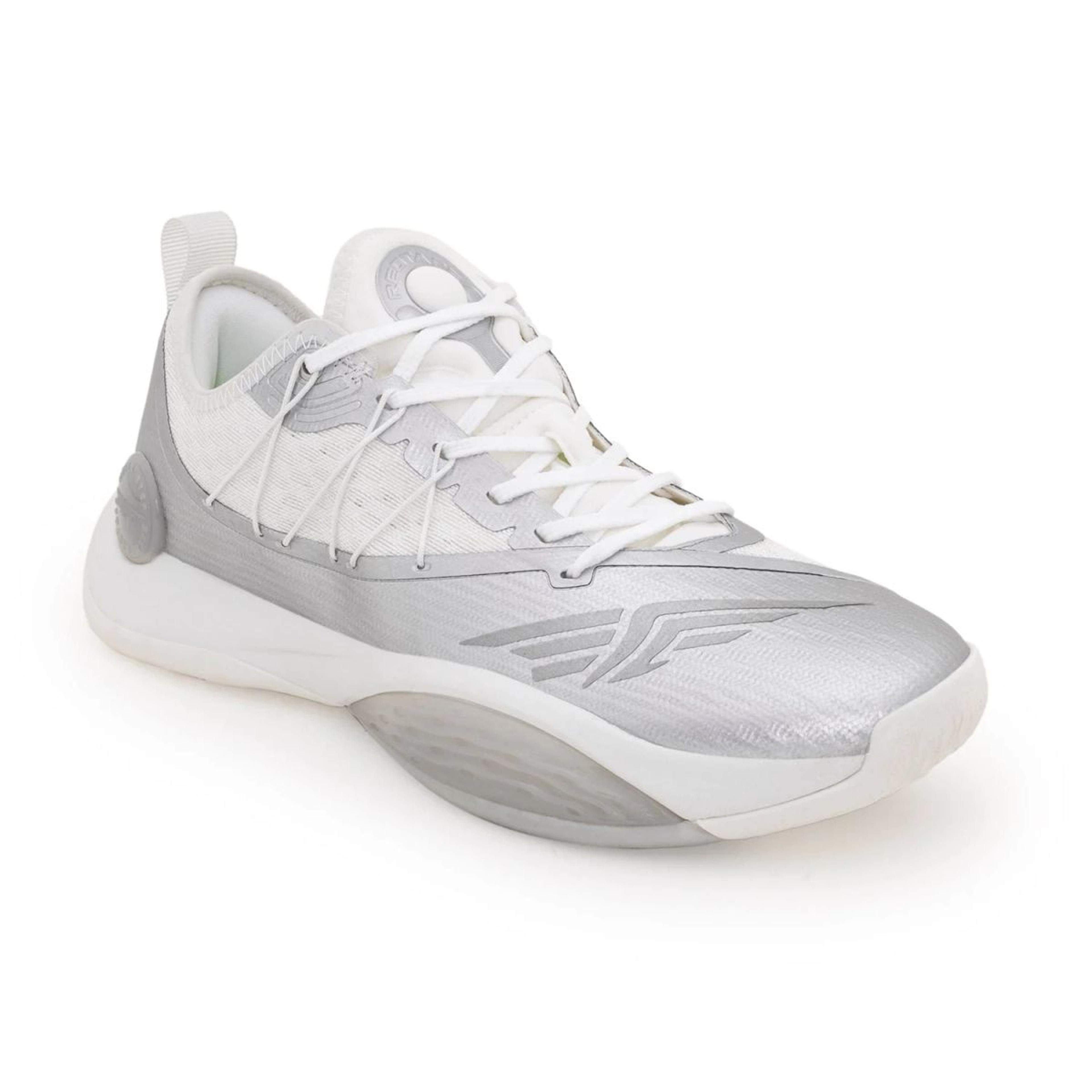 Basketball Shoes for Men in White and Grey
