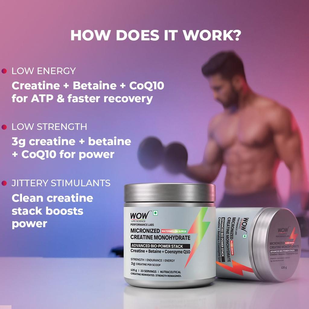 Micronized Creatine Monohydrate Powder Enhanced Strength & Recovery