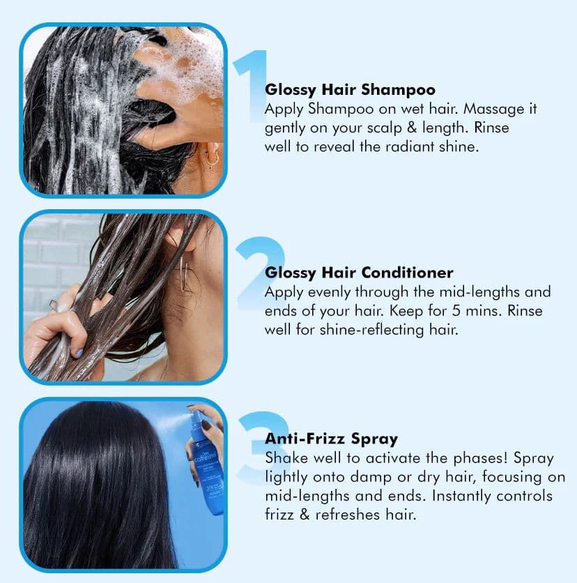 Complete Glossy Hair Routine | New Shine Complex