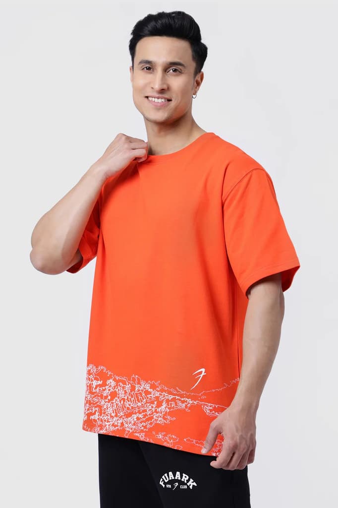 Monster Truck Oversized T-shirt Orange — photo 5
