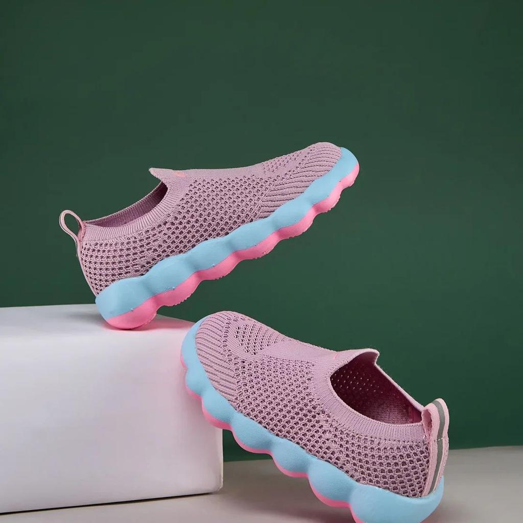 TOON KIDS Purple Kids Walking Shoes