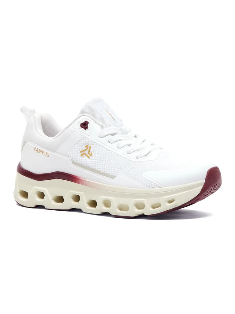 TRASKO White Men's Running Shoes — White / 6