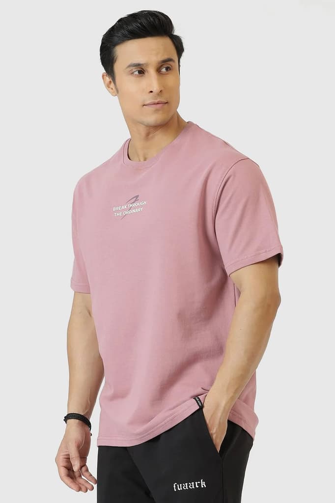 Break Through Oversized T-shirt Dusk Pink — photo 6