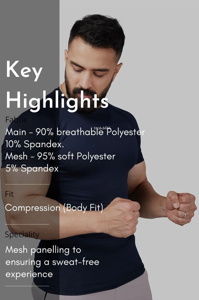 Compression 2.0 T-shirt Navy — photo 6