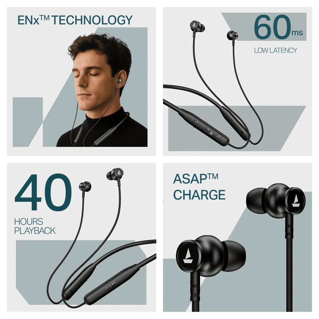 boAt Rockerz 113 | Wireless Neckband with ENx™ Tech, 40H Playback, Beast™ Mode, Dual Pairing — photo 9