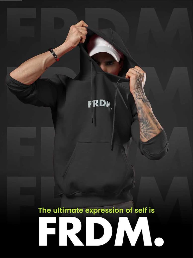 FRDM. Black Hoodie — photo 3