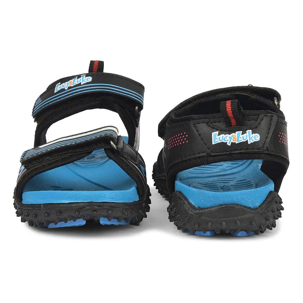 Lucy & Luke Black Casual Sandal For Kids ASPIRE-50 By Liberty — photo 6
