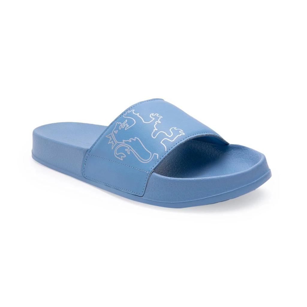 Womens Sliders in Slate Blue | Casual Pool Sliders