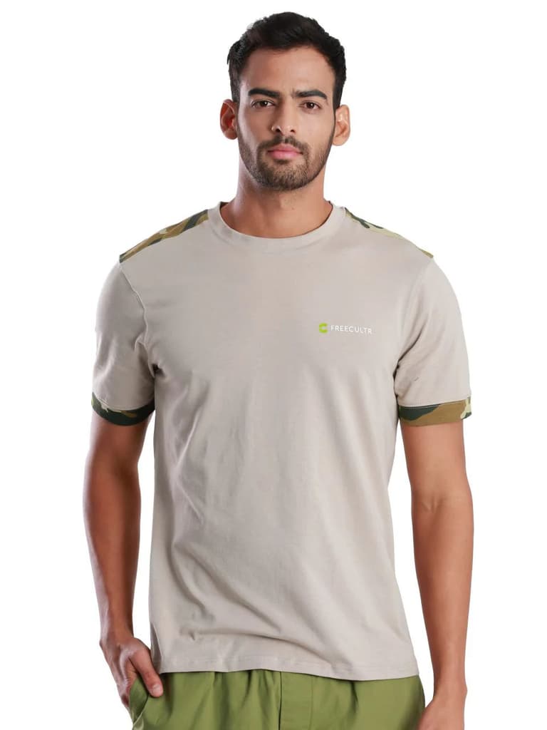 Camo Sand Camo Printed Organic Bamboo T-Shirt (Pack Of 1) — photo 5
