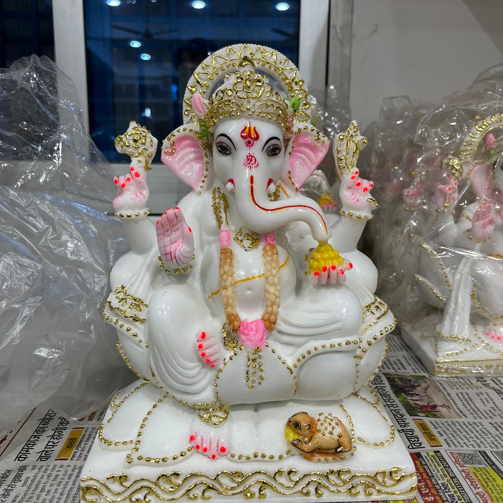Ganesh Statue | Sculpture | Bronze | Gold