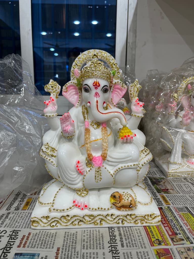 Ganesh Statue | Sculpture | Bronze | Gold