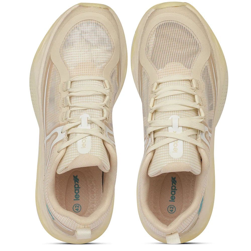LEAP7X ZQ-WFM-06 Beige Sports Non Lacing Walking Shoes for Men by Liberty — photo 7