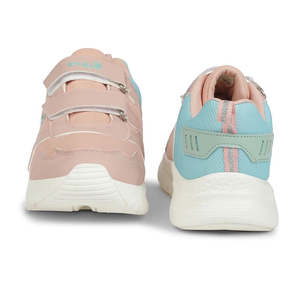 LEAP7X Peach Sports Non Lacing Walking Shoes for Kids PRIMEK-6 by Liberty — photo 6