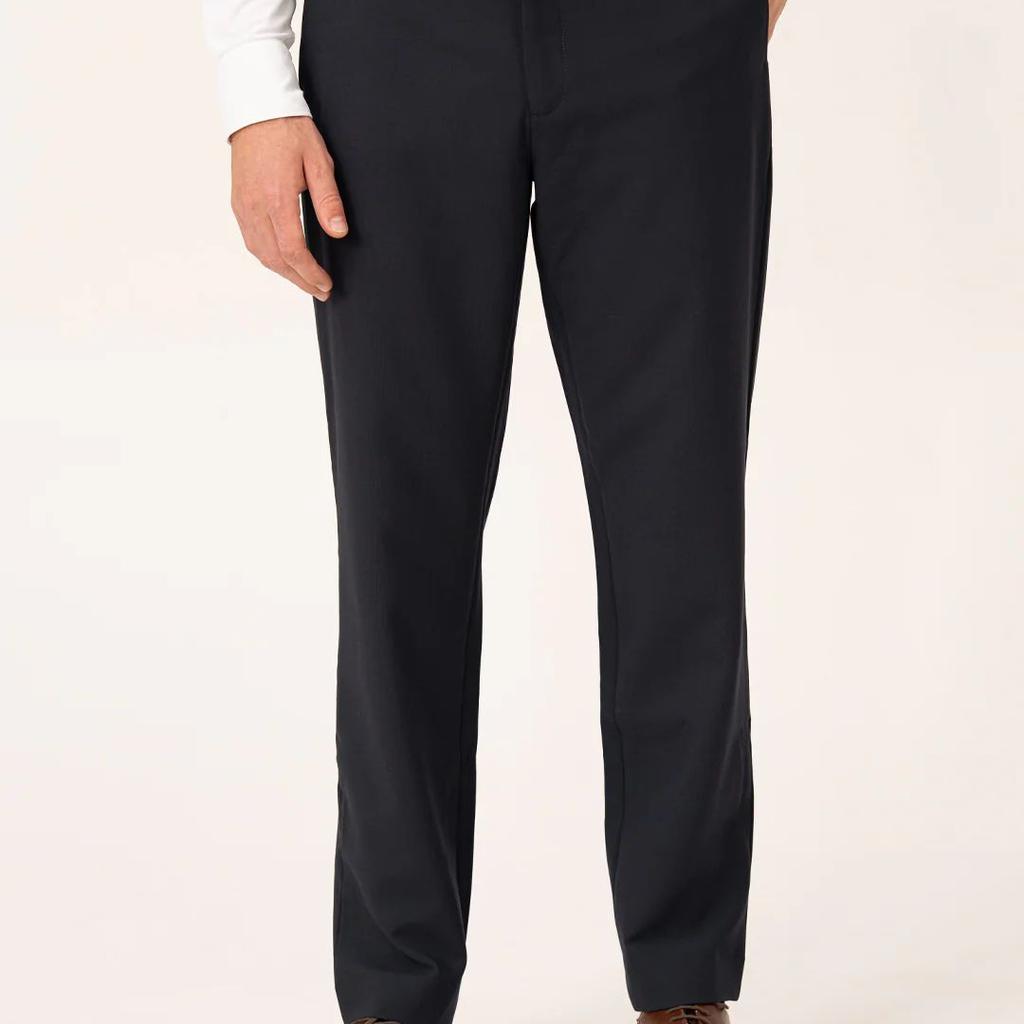 Executive Navy Pro.Stretch Formal Trousers