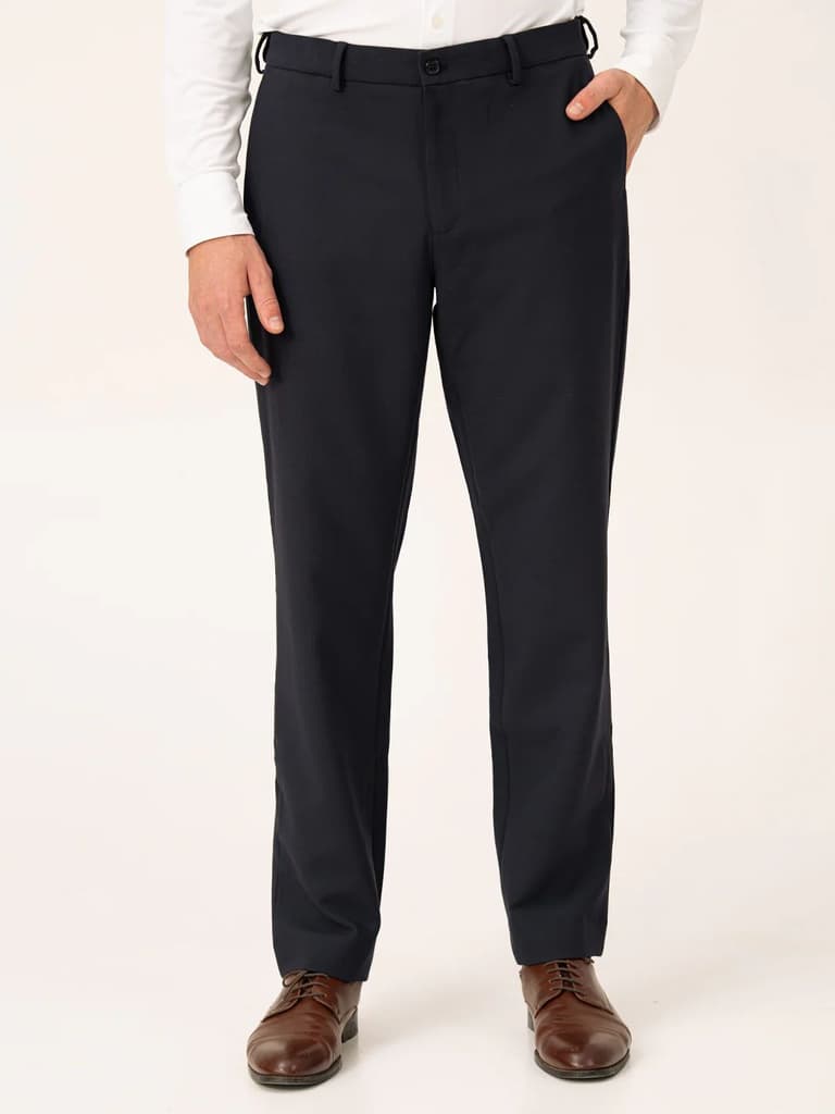 Executive Navy Pro.Stretch Formal Trousers