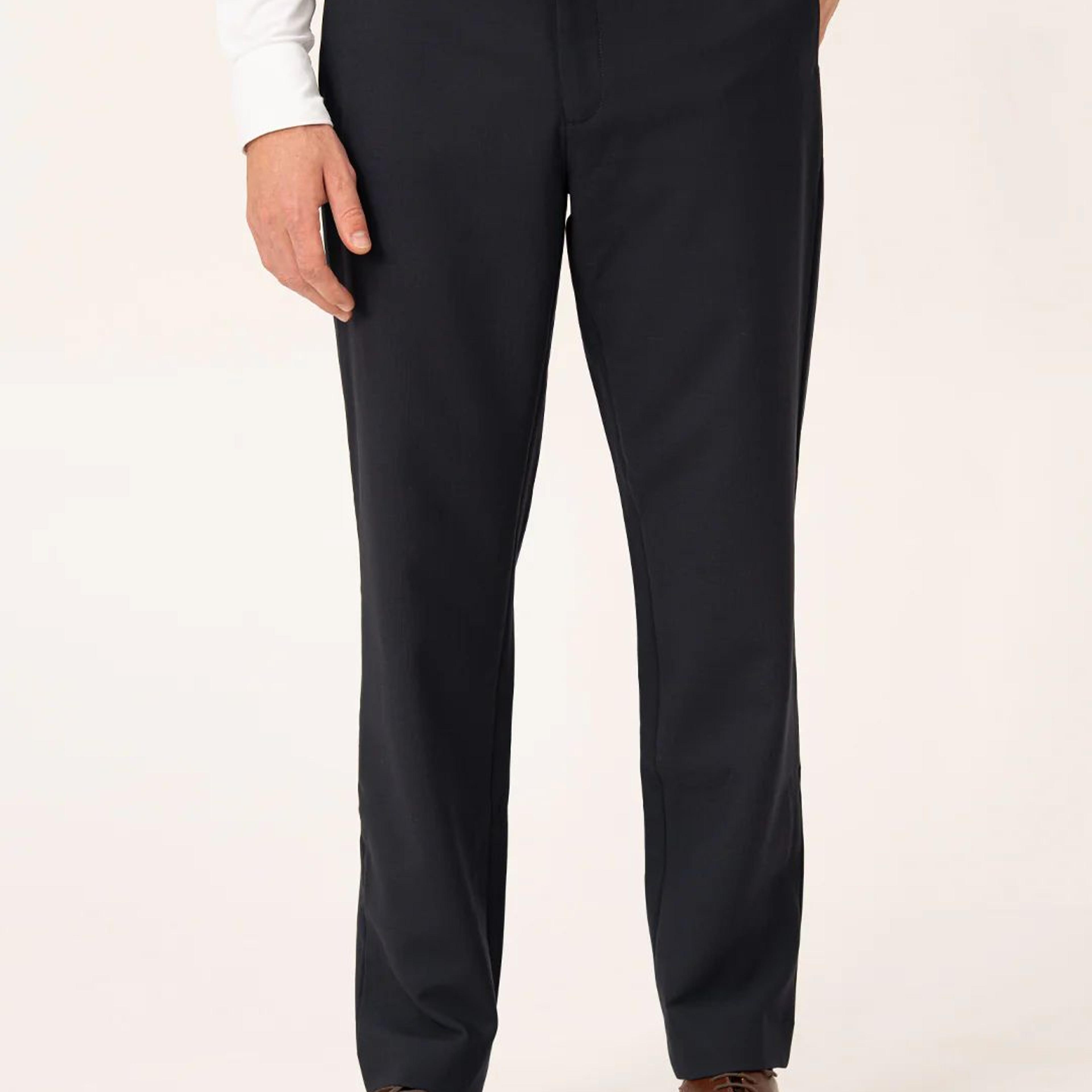 Executive Navy Pro.Stretch Formal Trousers