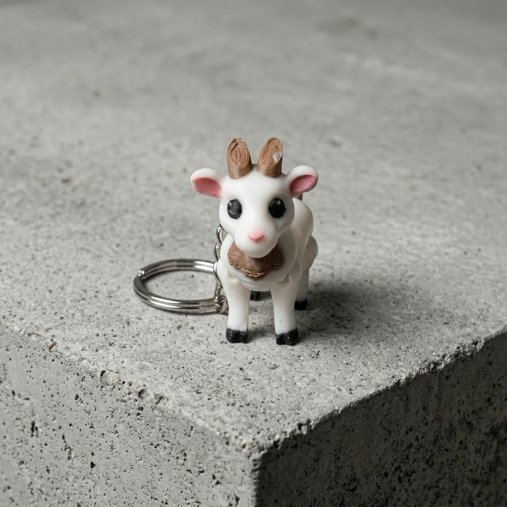 Goat Keychain